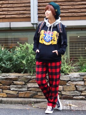 ちーちゃんさん(レディース・160cm)の冬コーディネート