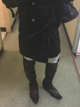 「Buffalo Bobs（バッファローボブズ）のアイテム（ピーコート）」を使った、T,Kさん（メンズ・164cm）の冬コーディネート