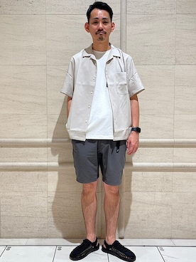 「ダークグレー」｜遠藤さん（メンズ・175cm）の春コーディネート