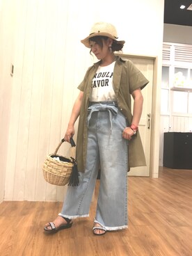 *Yui*さん（レディース・151cm）の夏コーディネート