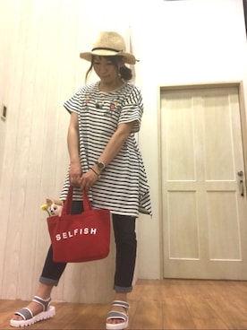 *Yui*さん(レディース・151cm)の夏コーディネート