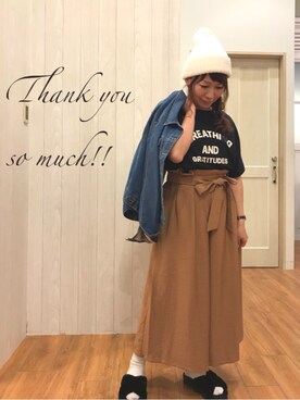 *Yui*さん(レディース・151cm)の秋コーディネート