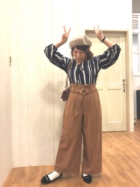 *Yui*さん（レディース・151cm）の秋コーディネート