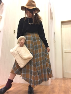 「wearhalloween2017」｜「アイテム（ブーティ）」を使った、*Yui*さん（レディース・151cm）の秋コーディネート