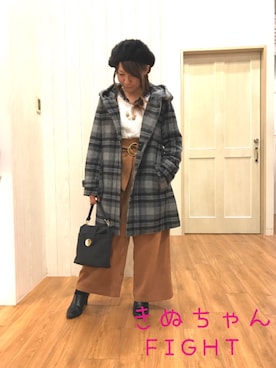 *Yui*さん（レディース・151cm）の冬コーディネート