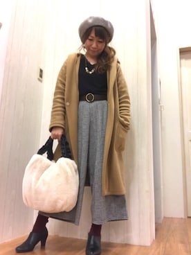 *Yui*さん（レディース・151cm）の冬コーディネート