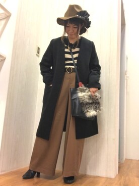 *Yui*さん（レディース・151cm）の冬コーディネート