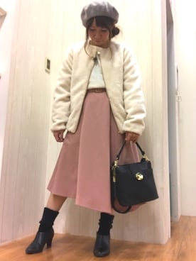 *Yui*さん（レディース・151cm）の冬コーディネート