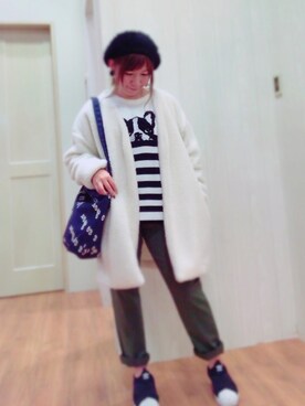 *Yui*さん（レディース・151cm）の冬コーディネート