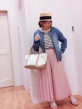 *Yui*さん（レディース・151cm）の春コーディネート