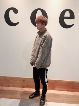 「ストリート服が好き」｜「アイテム（その他アウター）」を使った、まめすけさん（メンズ・174cm）の秋コーディネート