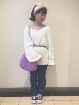 YURIAさん（レディース・156cm）の春コーディネート