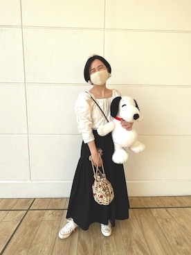 「すぬーぴーコーデ」｜YURIAさん（レディース・160cm）の春コーディネート