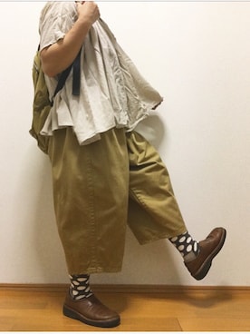 「Samansa Mos2（サマンサ モスモス）のアイテム」を使った、chiakiさん（レディース・153cm）の冬コーディネート