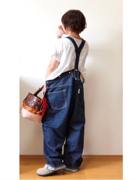 「orslow」｜「アイテム（スリッポン）」を使った、chiakiさん（レディース・153cm）の秋コーディネート