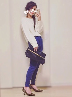 「BENEBIS（ベネビス）のアイテム」を使った、𓎤 ﾖｺ𓅹さん（レディース・157cm）の冬コーディネート