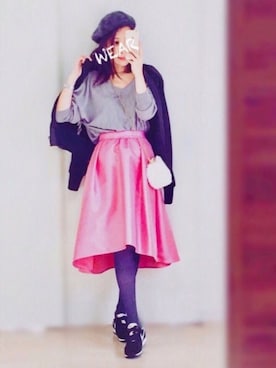 𓎤 ﾖｺ𓅹さん（レディース・157cm）の冬コーディネート