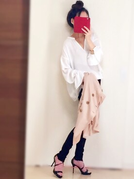 𓎤 ﾖｺ𓅹さん（レディース・157cm）の春コーディネート