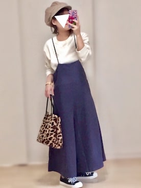 𓎤 ﾖｺ𓅹さん（レディース・157cm）の秋コーディネート