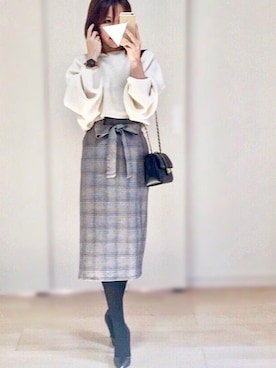 𓎤 ﾖｺ𓅹さん（レディース・157cm）の冬コーディネート