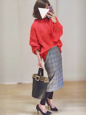 𓎤 ﾖｺ𓅹さん（レディース・157cm）の冬コーディネート