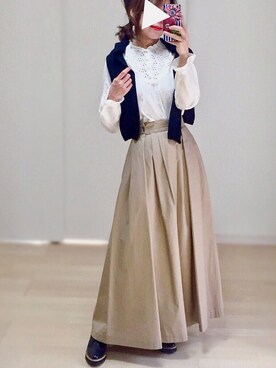 「H&M（エイチ・アンド・エム）のアイテム（ドレスシューズ）」を使った、𓎤 ﾖｺ𓅹さん（レディース・157cm）の冬コーディネート