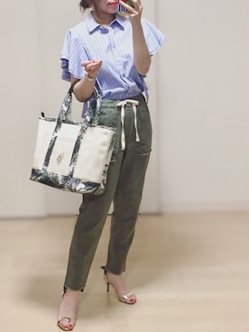 𓎤 ﾖｺ𓅹さん（レディース・157cm）の夏コーディネート