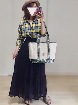 𓎤 ﾖｺ𓅹さん（レディース・157cm）の夏コーディネート