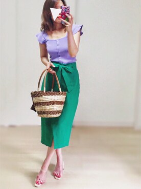 𓎤 ﾖｺ𓅹さん（レディース・157cm）の夏コーディネート