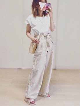 「atstagram_l」｜𓎤 ﾖｺ𓅹さん（レディース・157cm）の夏コーディネート