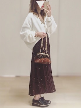 「H&M（エイチ・アンド・エム）のアイテム（ドレスシューズ）」を使った、𓎤 ﾖｺ𓅹さん（レディース・156cm）の秋コーディネート