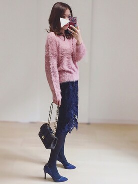 𓎤 ﾖｺ𓅹さん（レディース・156cm）の冬コーディネート