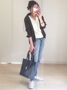 𓎤 ﾖｺ𓅹さん（レディース・156cm）の冬コーディネート