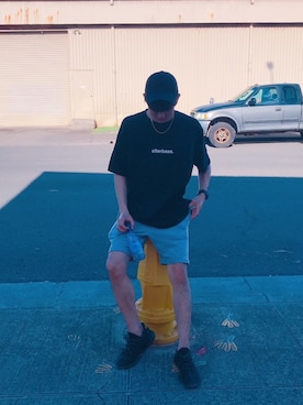 「AFTERBASE（アフターベース）のアイテム」を使った、shunさん（メンズ・178cm）の春コーディネート