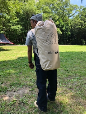 アウトドアーとミリタリーな48歳おじさんさん（メンズ・163cm）の春コーディネート