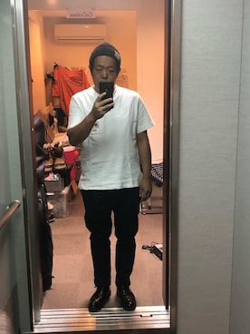 アウトドアーとミリタリーな48歳おじさんさん（メンズ・163cm）の秋コーディネート