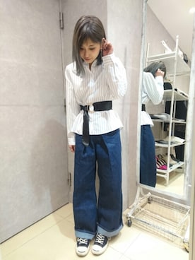 sayaさん（レディース・157cm）の冬コーディネート