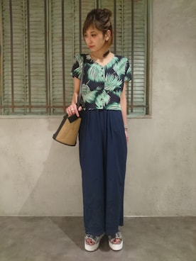 sayaさん（レディース・157cm）の春コーディネート