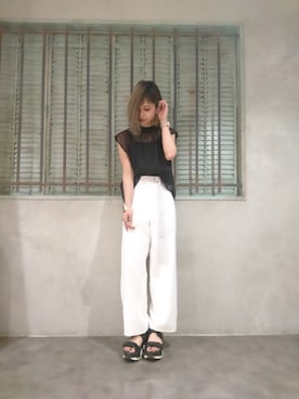 sayaさん（レディース・157cm）の夏コーディネート