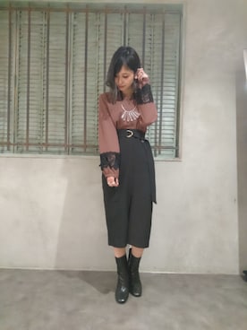 sayaさん（レディース・157cm）の秋コーディネート