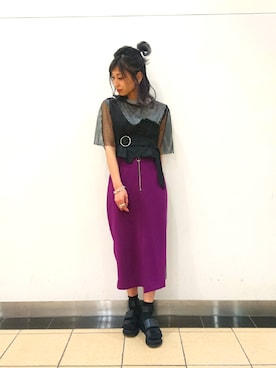 sayaさん（レディース・157cm）の春コーディネート