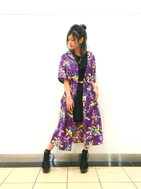 sayaさん（レディース・157cm）の春コーディネート