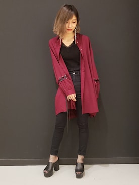 sayaさん（レディース・157cm）の秋コーディネート