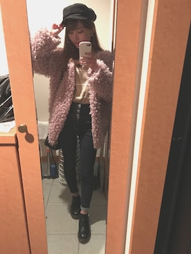 Hitomiさん(レディース・159cm)の冬コーディネート