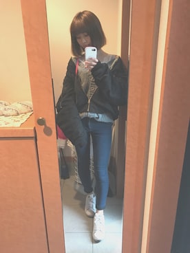 「レースタンク」｜Hitomiさん（レディース・159cm）の春コーディネート