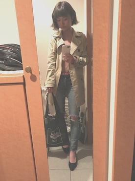 Hitomiさん（レディース・159cm）の春コーディネート