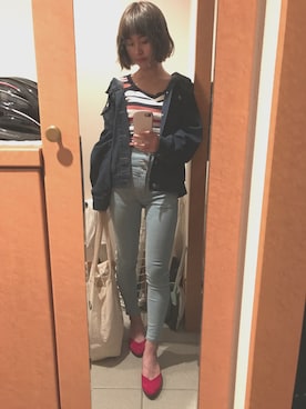 Hitomiさん（レディース・159cm）の春コーディネート