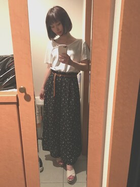 Hitomiさん（レディース・159cm）の夏コーディネート