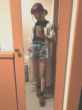 Hitomiさん（レディース・159cm）の夏コーディネート