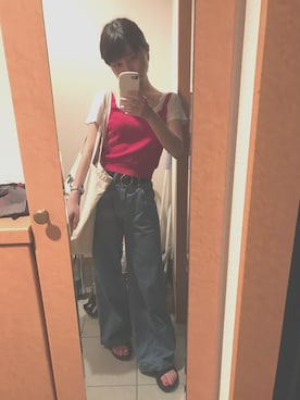 Hitomiさん（レディース・159cm）の夏コーディネート